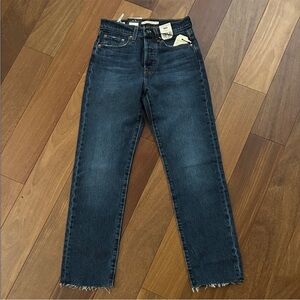 Levi's Button Fly Wedgie Straight Ankle Jeans - Size 24  - NWT